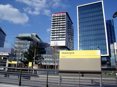 Photograph of MediaCityUk, Salford, UK