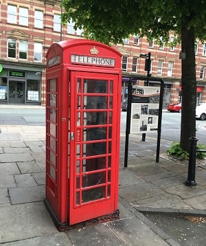 K6 Kiosk located on St John Street