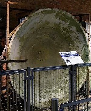 The microwave dish from the Kirk O'Shotts relay station