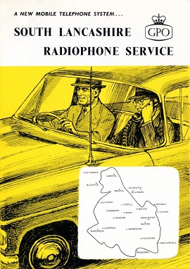 An image of a GPO leaflet advertising the South Lancashire Radiophone service