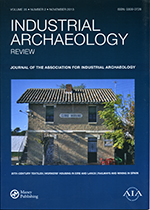 Industrial Archaeology Review Journal front cover