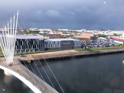 Photograph of the Coronation Street studios at MediaCityUK