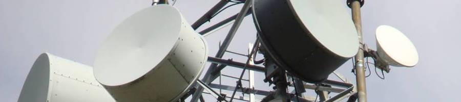 microwave radio dishes