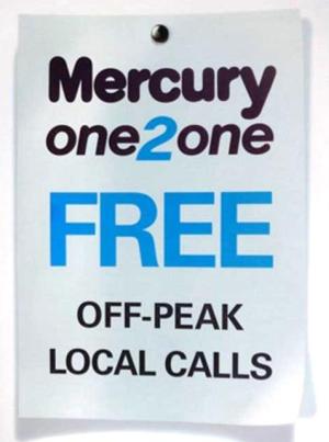 Figure 2: Advert offerin free off peak calls